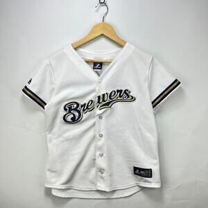 Vintage Milwaukee Brewers Jersey Ryan Braun Women's Medium
